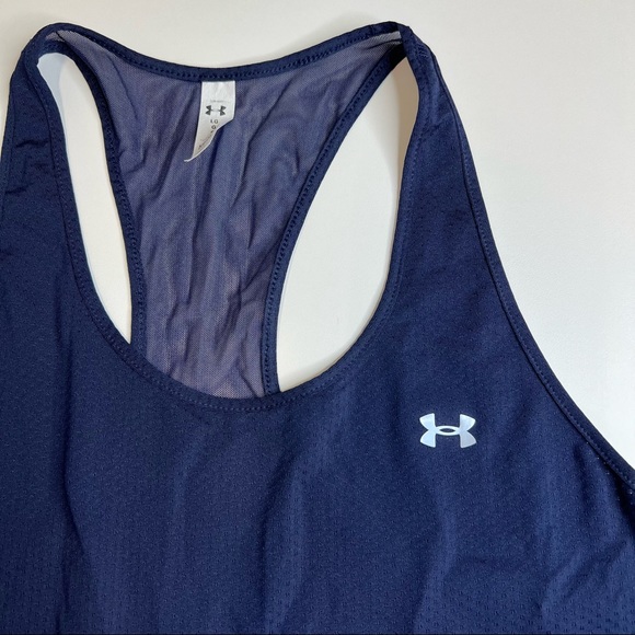 Under Armour Navy Blue Athletic Racerback Tank Top, Multiple Sizes, NWT!! - Picture 4 of 11